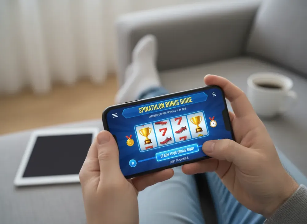 Spinathlon bonus guide with offer terms and play tips